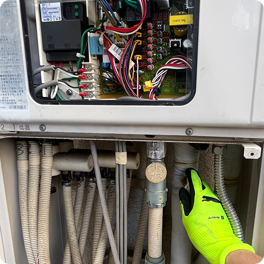 10年保証付き給湯器